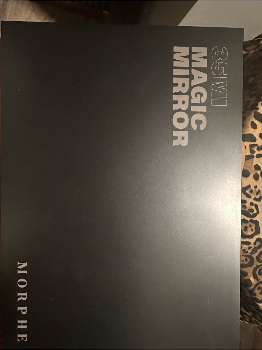 Morphe 35MI Magic Mirror Eyeshadow Palette - Black with Silver Lettering